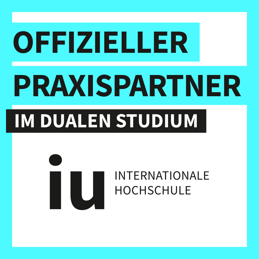 Wir sind Praxispartner für das duale Studium der IU Internationalen Hochschule (IU).